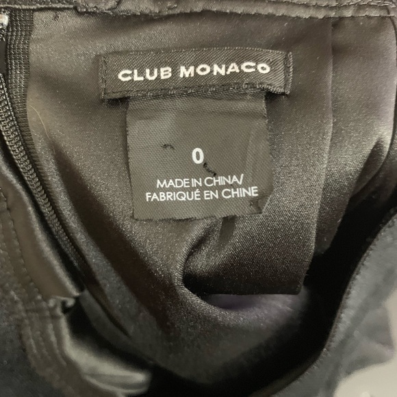 Club Monaco suede skirt‎ with beads size 0 - Picture 7 of 8